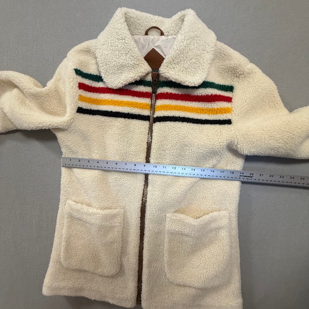 NWOT Pendleton Glacier National‎ Park Sunset Sherpa Fleece Jacket Women Size S/P - Picture 10 of 14